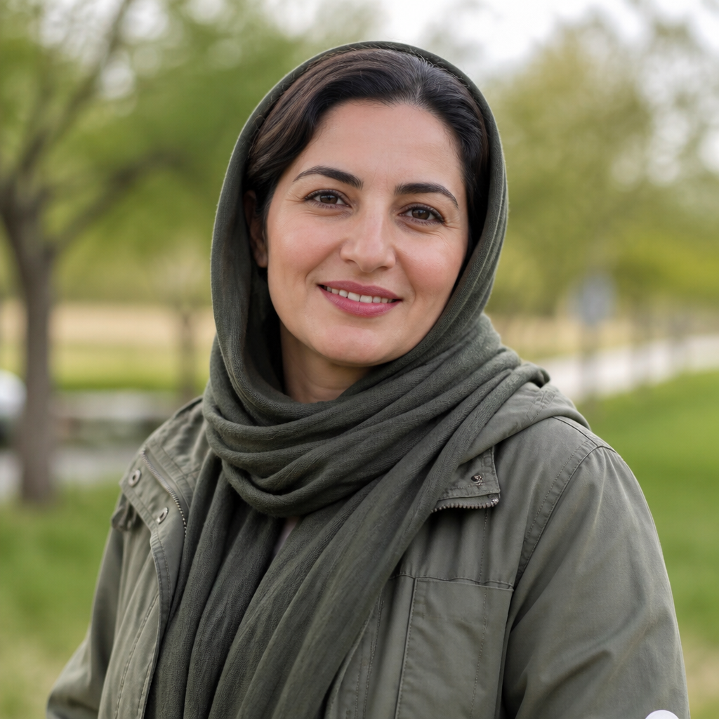 نمونه خروجی پرامپت عکس پرتره فضای باز