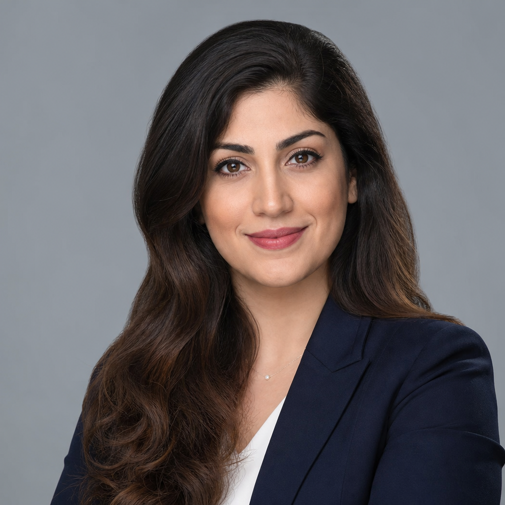 نمونه خروجی پرامپت عکس پروفایل رسمی لینکدین