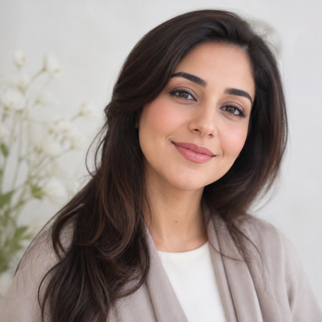 نمونه خروجی پرامپت عکس پروفایل دخترانه ملایم